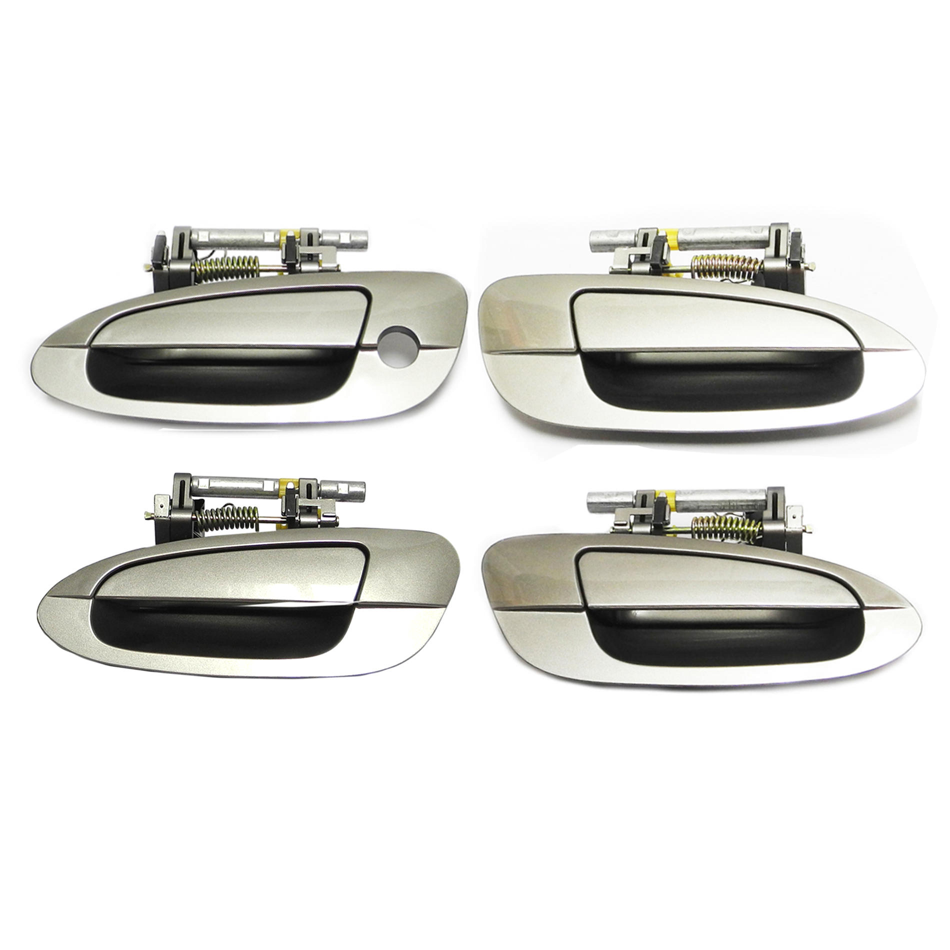 UPGRADED Outer Outside Exterior Door Handle Set 4pcs For 20022006